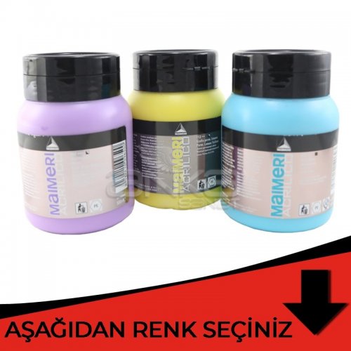 Maimeri Acrilico Akrilik Boya 500ml Kırmızı Tonlar