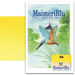 Maimeri - Maimeri Blu 1/2 Tablet Sulu Boya S1 114 Permanent Yellow Deep