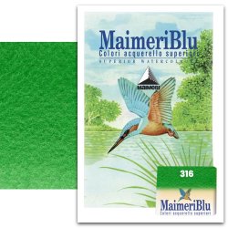 Maimeri - Maimeri Blu 1/2 Tablet Sulu Boya S2 No:316 Cobalt Green Light