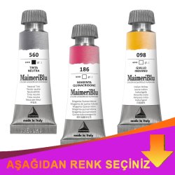 Maimeri - Maimeri Blu Tüp Sulu Boya 12 ml İndirimli Renkler