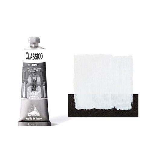 Maimeri Classico 60ml Yağlı Boya 019 Titan-Zinc White