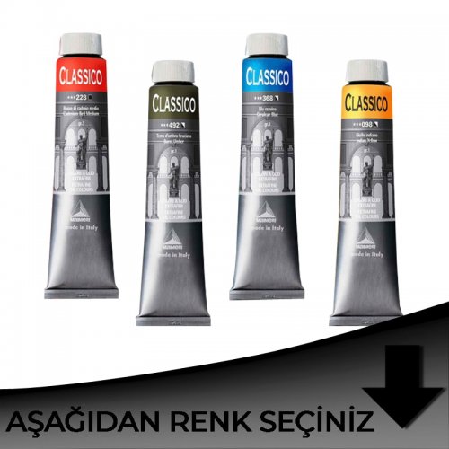 Maimeri Classico Yağlı Boya 200ml Siyah Tonlar