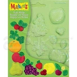 Makin's Clay Push Mold Şekilleme Kalıbı Meyveler Kod:39002