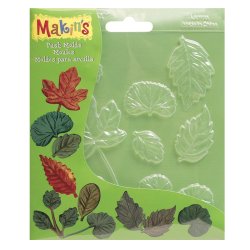 Makins Clay - Makin's Clay Push Mold Şekilleme Kalıbı Yapraklar Kod:39001