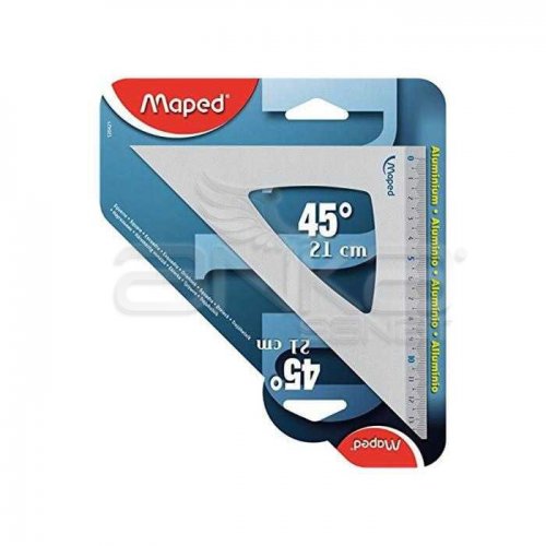 Maped Metal Gönye 45 Derece 21cm