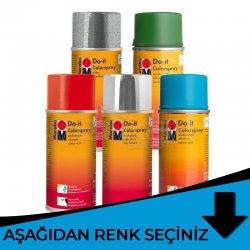 Marabu - Marabu Do-it Colorspray Akrilik Spray Boya 150ml Mavi Tonlar