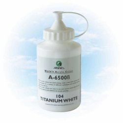 Maries - Maries Akrilik Boya 500ml A-6500B-104 Titanium White