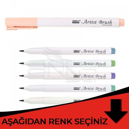 Marvy Artist Brush Fırça Uçlu Kalem Kırmızı Tonlar