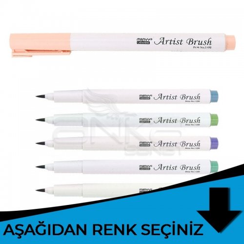 Marvy Artist Brush Fırça Uçlu Kalem Mavi Tonlar