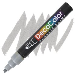 Faber Castell - Marvy DecoColor Akrilik Paint Marker-Silver