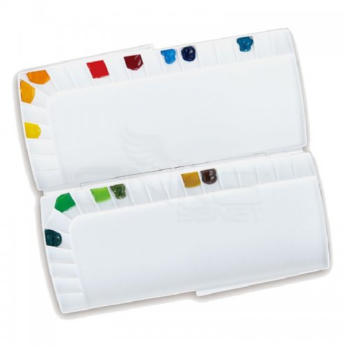 Mijello Silvernano Palette 190x165x35mm 40lı Resim Paleti MWP-3040