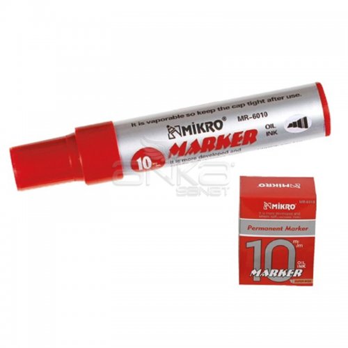 Mikro Marker Yazı Kalemi 10mm Kırmızı