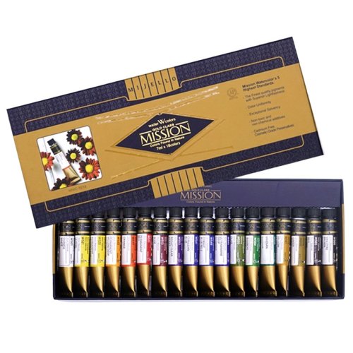 ​Mijello Mission Gold Class Sulu Boya 7ml 18li Tüp MWC-7018