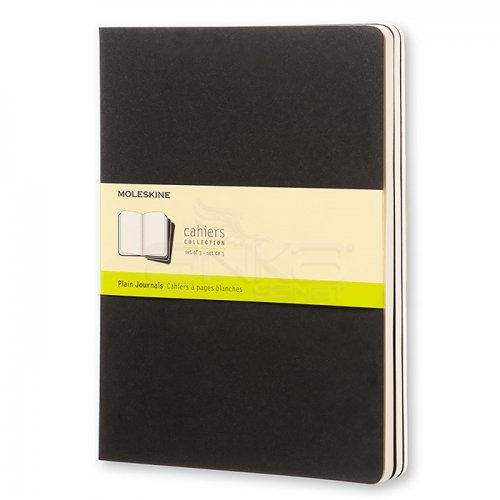 Moleskine Cahier 3lü XL Boy Düz Defter Siyah