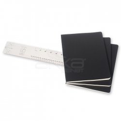 Moleskine Cahier 3lü XL Boy Düz Defter Siyah - Thumbnail