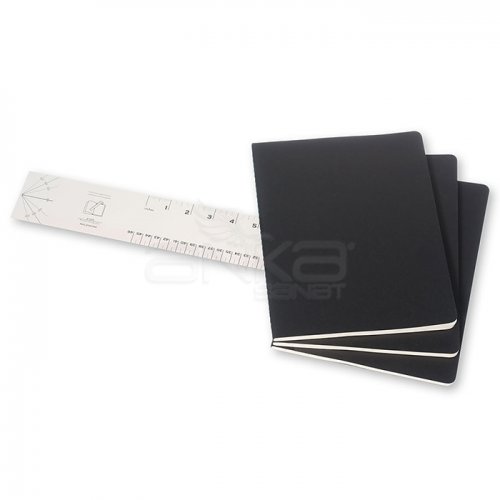 Moleskine Cahier 3lü XL Boy Düz Defter Siyah