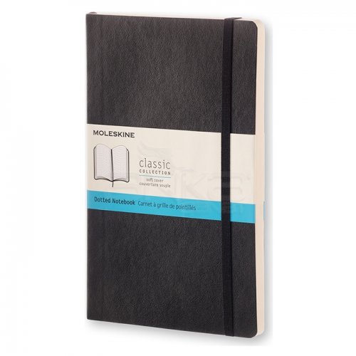 Moleskine Klasik 13x21 cm Yumuşak Kapak Noktalı Defter Siyah