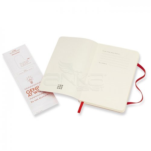 Moleskine Klasik 9x14 cm Yumuşak Kapak Noktalı Defter Kırmızı