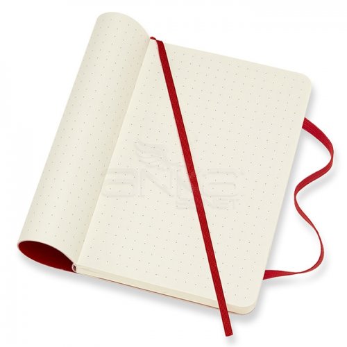 Moleskine Klasik 9x14 cm Yumuşak Kapak Noktalı Defter Kırmızı