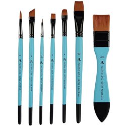 Monalisa - Monalisa Multi Purpose Brushes Set Çok Amaçlı Sanatsal Fırça Seti 7li No:22