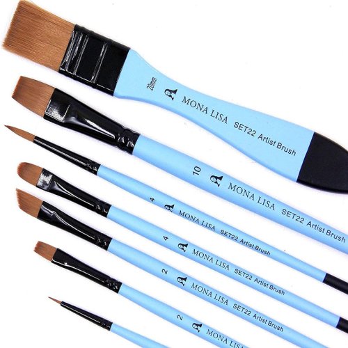 Monalisa Multi Purpose Brushes Set Çok Amaçlı Sanatsal Fırça Seti 7li No:22