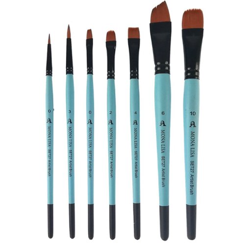 Monalisa Multi Purpose Brushes Set Çok Amaçlı Sanatsal Fırça Seti 7li No:27