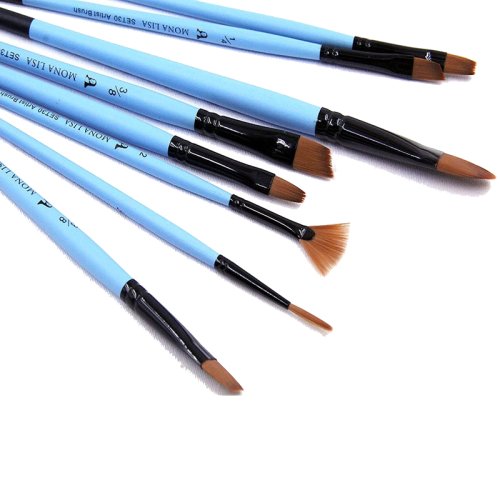 Monalisa Multi Purpose Brushes Set Çok Amaçlı Sanatsal Fırça Seti 8li No:30