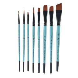 Monalisa - Monalisa Multi Purpose Brushes Set Çok Amaçlı Sanatsal Fırça Seti 8li No:32