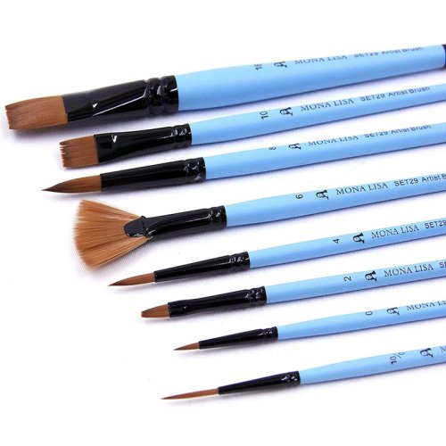 Monalisa Multi Purpose Brushes Set Çok Amaçlı Sanatsal Fırça Seti 8li No:29