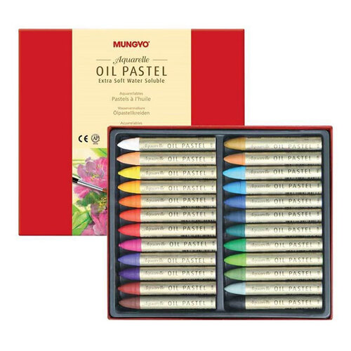 Mungyo Aquarelle Oil Pastel 24lü Set