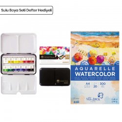 Anka Art - Mungyo Artists Watercolor Set 12 Renk Defterli