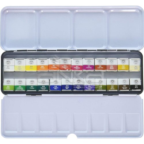 Mungyo Artists Watercolor Set 24 Renk Defterli