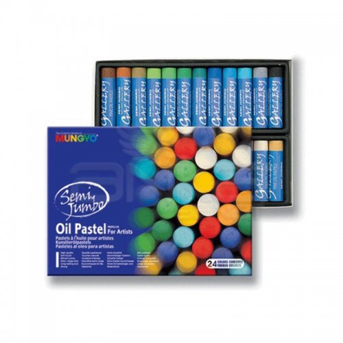 Mungyo Semi Jumbo Oil Pastel 24 Renk