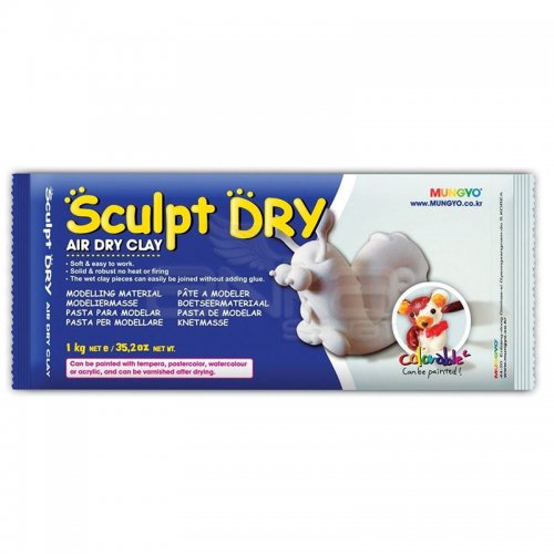 Mungyo Air Sculpt Dry Seramik Hamuru Beyaz