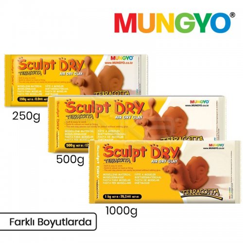 Mungyo Air Sculpt Dry Seramik Hamuru Toprak Rengi