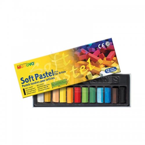 Mungyo Soft Pastel 12li Set Yarım Boy