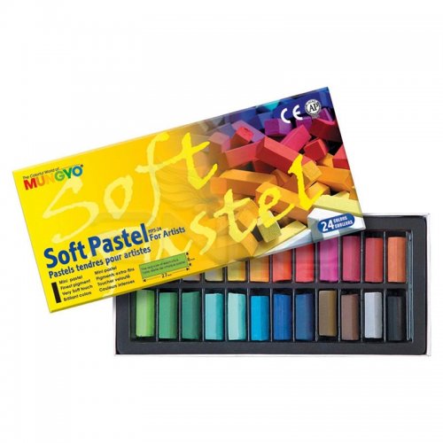 Mungyo Soft Pastel 24lü Set Yarım Boy