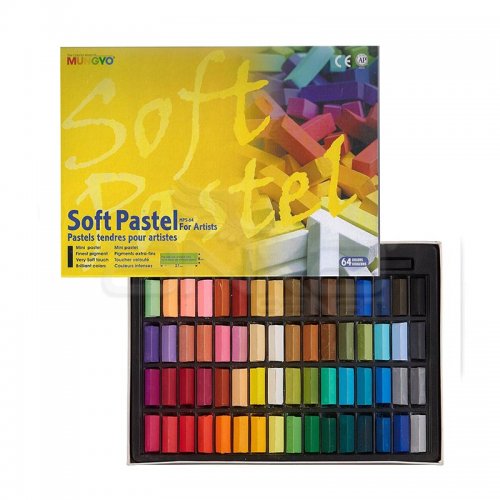 Mungyo Soft Pastel 64lü Set Yarım Boy