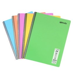 MY NOTE - My Note Flex Pastel Defter A4 60 Yaprak Kareli