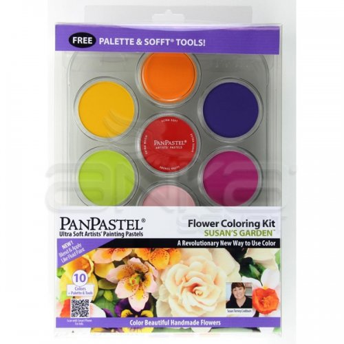 PanPastel Boya Seti 10lu Flower Coloring Kit 1