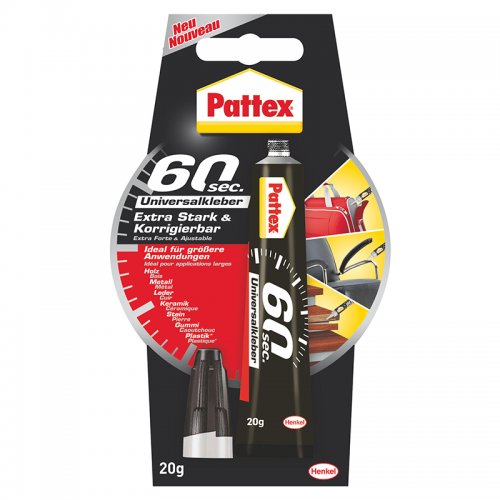 Pattex 60 Saniye Universal Yapıştırıcı 20g 1994326