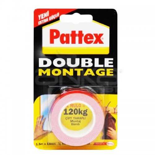 Pattex Double Montage Çift Taraflı Montaj Bandı 1.5m x 19mm