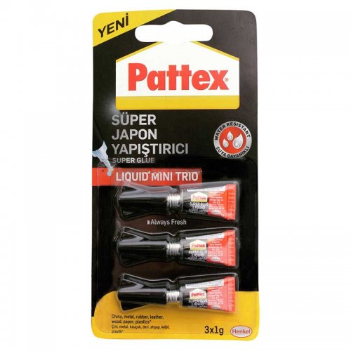 Pattex Süper Japon Yapıştırıcısı 3x1g