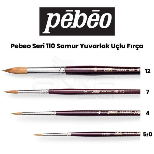 Pebeo 110 Seri Samur Sulu Boya Fırçası