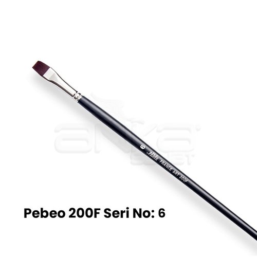 Pebeo 200F Seri Sentetik Kıl Fırça