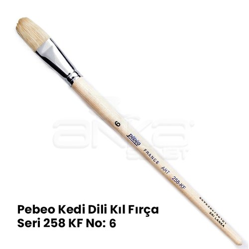 Pebeo 258KF Seri Kedi Dili Fırça