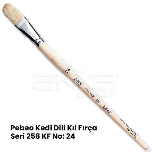 Pebeo 258KF Seri Kedi Dili Fırça