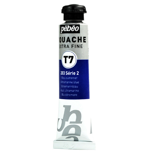 Pebeo Extrafine T7 Guaj Boya 20ml Seri:2 203 Ultramarine Blue - 203 Ultramarine Blue