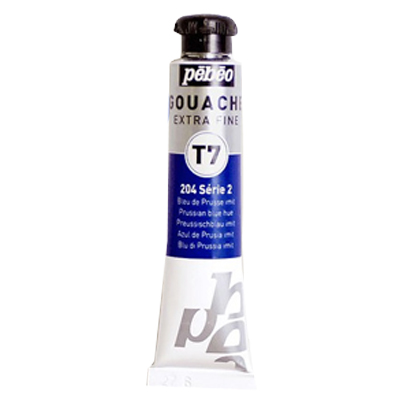 Pebeo Extrafine T7 Guaj Boya 20ml Seri:2 204 Prussian Blue - 204 Prussian Blue