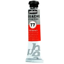 Pebeo - Pebeo Extrafine T7 Guaj Boya 20ml Seri:3 315 Light Cadmium Red